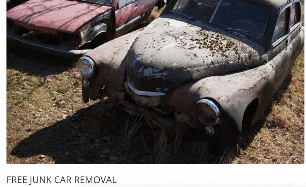 Free Junk Car Pickup